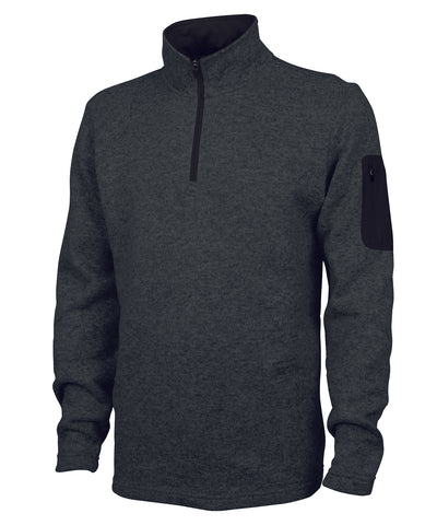 Charles River Men's Heathered Fleece Pullover