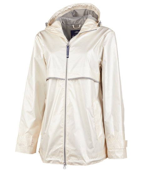 Charles River Women's New Englander Rain Jacket Metallic Charles River