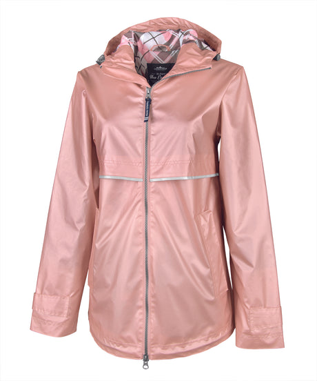 Charles River Women's New Englander Rain Jacket with Printed Lining Charles River