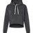 J. America Women's Crop Hooded Sweatshirt J. America