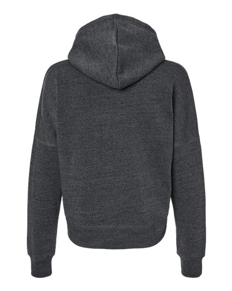 J. America Women's Crop Hooded Sweatshirt J. America