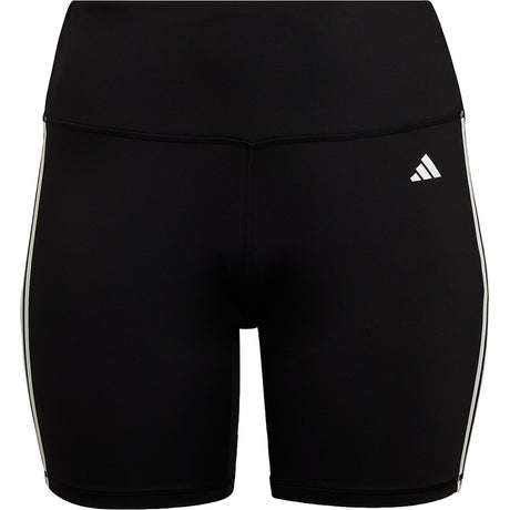 adidas Women's Training Essentials 3-Stripes High-Waisted Short Leggings Plus Size adidas