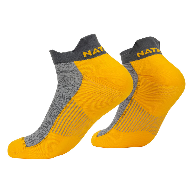 Nathan Signature Speed Tab Low Cut Printed Socks