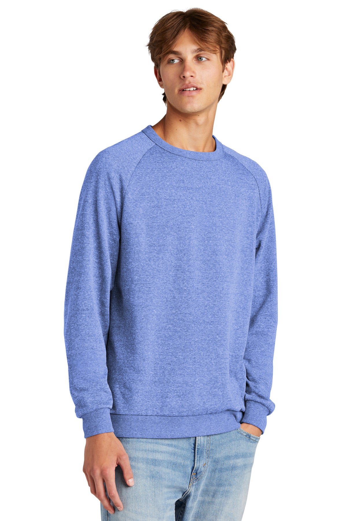 District Men's Perfect Tri Fleece Crewneck Sweatshirt DT1304 District