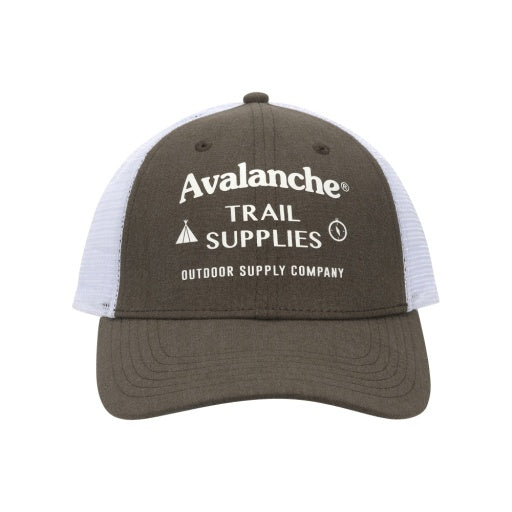Avalanche Trail Heathered Adjustable Trucker Cap Avalanche