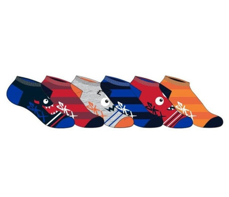 Skechers Boy's 6 Pack Non Terry Low Cut Skechers