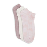 Lemon Women's 3 Pack Non Terry Plant Dyed Low Cut Socks Lemon