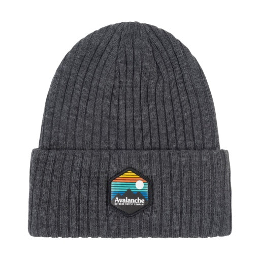 Avalanche Sunset Cuff Rib Beanie-1
