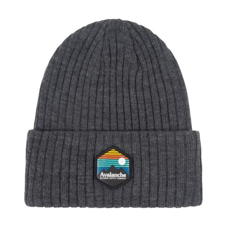Avalanche Sunset Cuff Rib Beanie-1