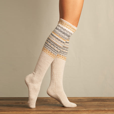 Lemon Women's Whistler Cabin Sock Lemon