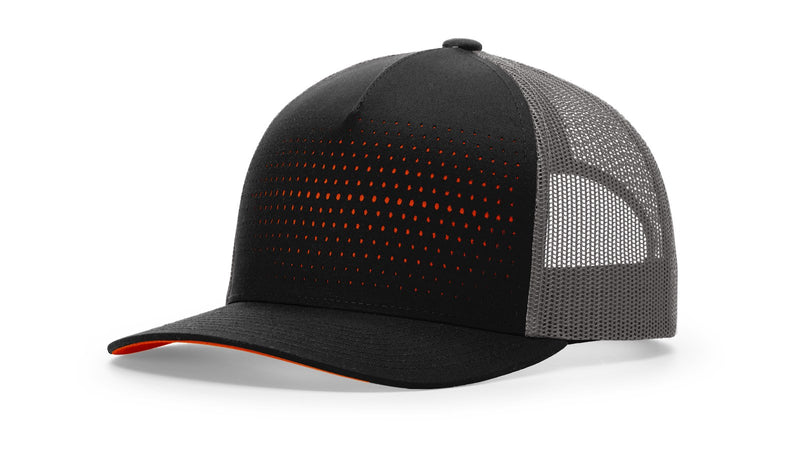 Richardson Laser Cut Five Panel Trucker Hat