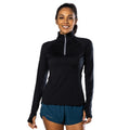 Nathan Sports Women's Tempo 1/4 Zip 2.0 Long Sleeve Womens Apparel Sweatshirts & Fleece