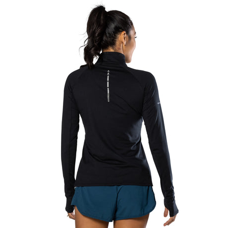 Nathan Sports Women's Tempo 1/4 Zip 2.0 Long Sleeve Womens Apparel Sweatshirts & Fleece