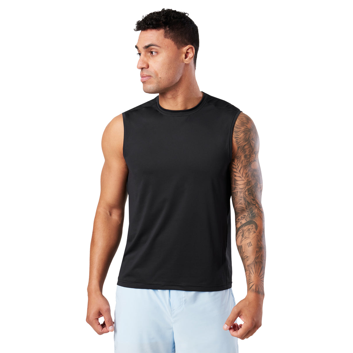 Nathan Mens Qualifier Sleeveless Tee Mens Apparel Shirts & Tops