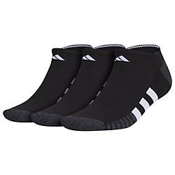 adidas Men's Cushioned 3.0 3-Pack No Show Socks