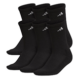 adidas Women's Athletic Cushioned 6-Pack Crew Socks adidas