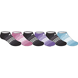 adidas Women's Superlite Ombre 2.0 6-Pack No Show Socks