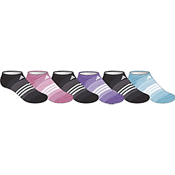 adidas Women's Superlite Ombre 2.0 6-Pack No Show Socks