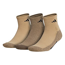 adidas Men's Cushioned X 3 3-Pack Quarter Socks