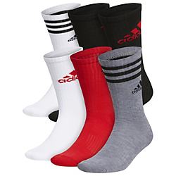 adidas Men's Athletic Cushioned Mixed 6-Pack Crew Socks
