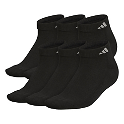 adidas Women's Athletic Cushioned 6-Pack Low Cut Socks