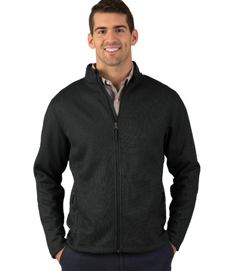 Charles River Men's Heritage Rib Knit Jacket-1