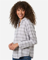 Devon & Jones Women's Concord Yarn-Dye Flannel Shirt-4