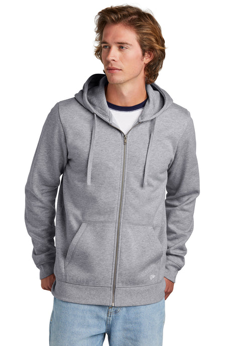 New Era Comeback Fleece Full-Zip Hoodie. NEA551 New Era