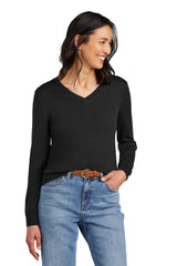 Brooks Brothers Women's Washable Merino V-Neck Sweater. BB18411 Brooks Brothers