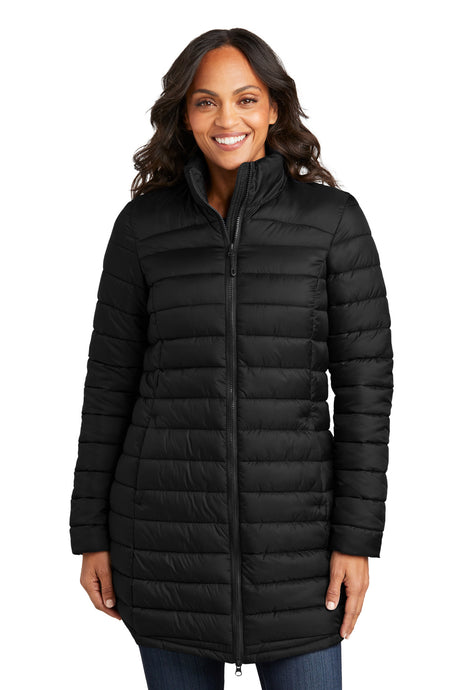 Port Authority® Ladies Horizon Puffy Long Jacket Port Authority