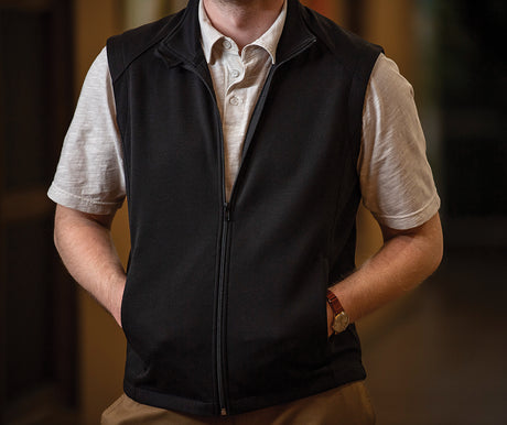 Charles River Men's Seaport Full Zip Perf Vest Charles River