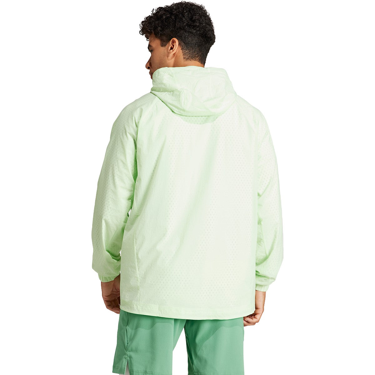 adidas Men's Semi Transparent Full-Zip Tennis Jacket adidas