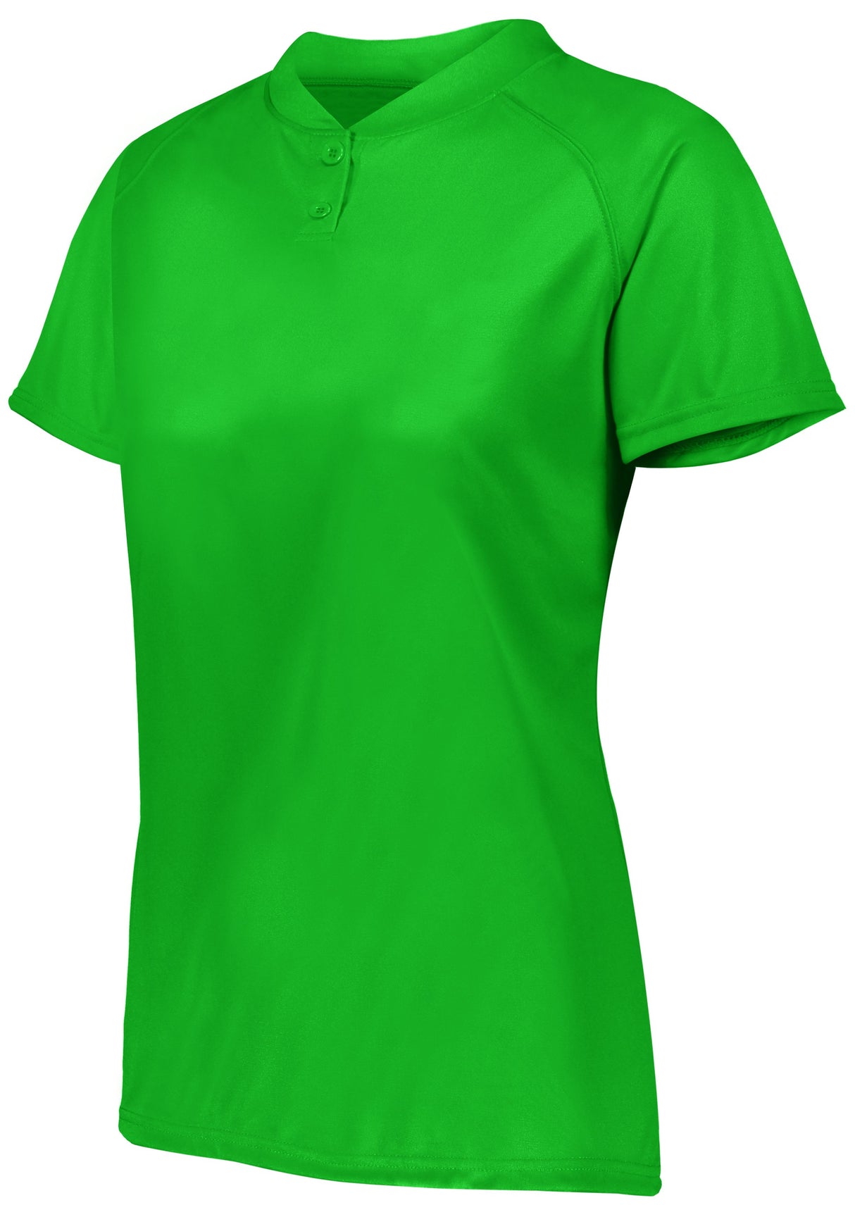 Augusta Ladies Attain Wicking Two-Button Softball Jersey