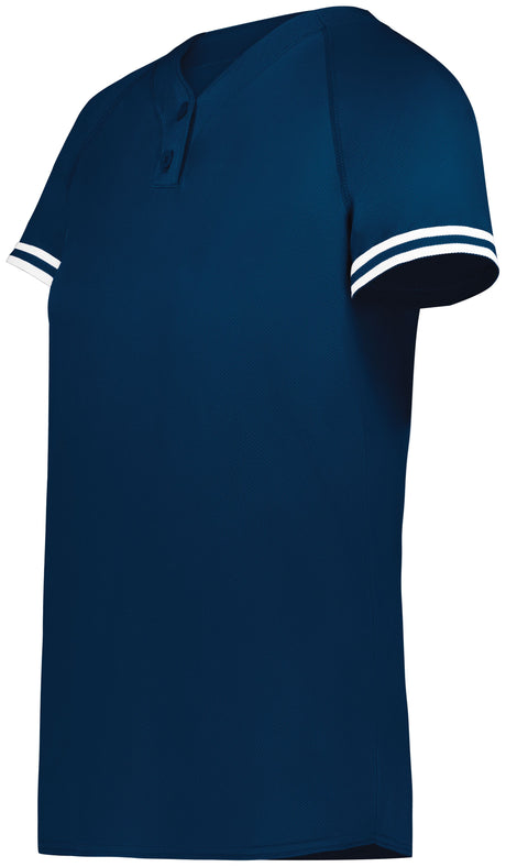 Augusta Ladies Cutter+ Henley Softball Jersey Augusta