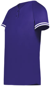 Augusta Ladies Cutter+ Henley Softball Jersey Augusta