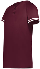 Augusta Ladies Cutter+ Henley Softball Jersey Augusta