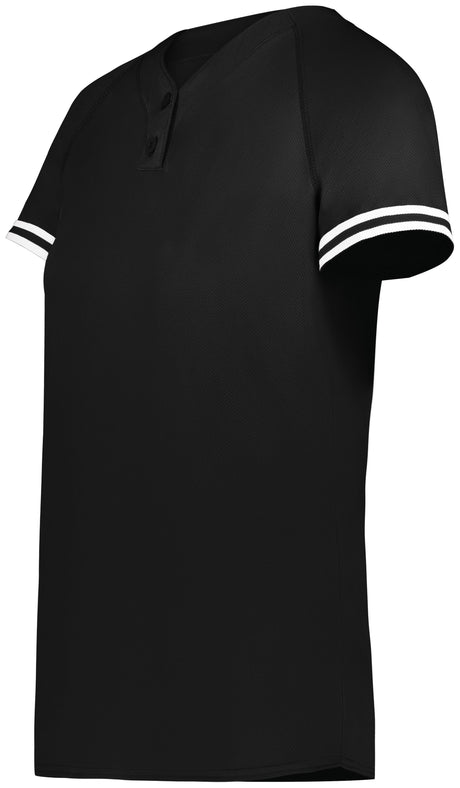 Augusta Ladies Cutter+ Henley Softball Jersey Augusta