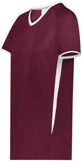Augusta Ladies Cutter+ V-Neck Softball Jersey