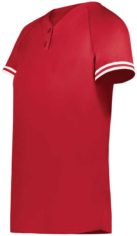 Augusta Ladies Cutter+ Henley Softball Jersey Augusta