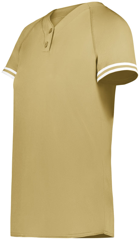 Augusta Ladies Cutter+ Henley Softball Jersey Augusta
