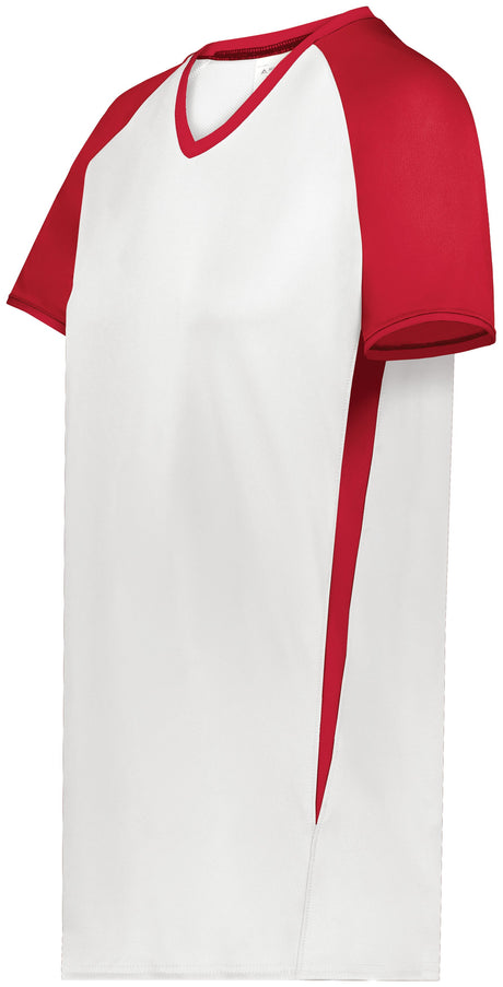 Augusta Girls Cutter+ V-Neck Softball Jersey Augusta