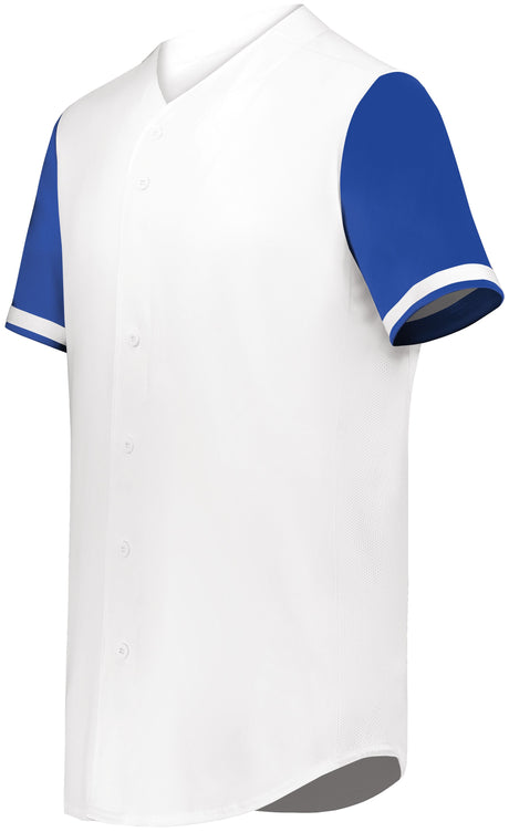 Augusta Youth Cutter+ Full Button Baseball Jersey Augusta