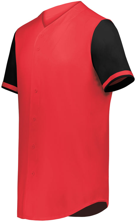 Augusta Youth Cutter+ Full Button Baseball Jersey Augusta