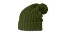 Richardson Chunk Cable Beanie with Cuff & Pom Richardson