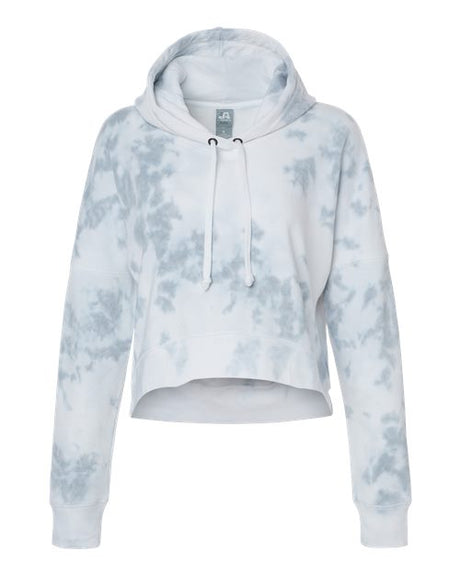 J. America Women's Crop Hooded Sweatshirt J. America