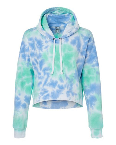 J. America Women's Crop Hooded Sweatshirt