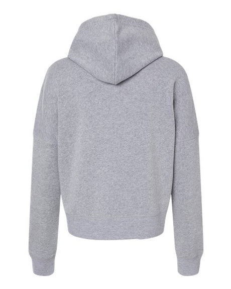 J. America Women's Crop Hooded Sweatshirt J. America
