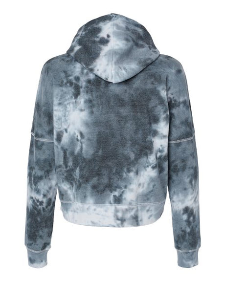 J. America Women's Crop Hooded Sweatshirt J. America