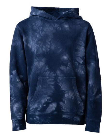 Independent Trading Co. Youth Midweight Tie-Dye Hooded Pullover Independent Trading Co.