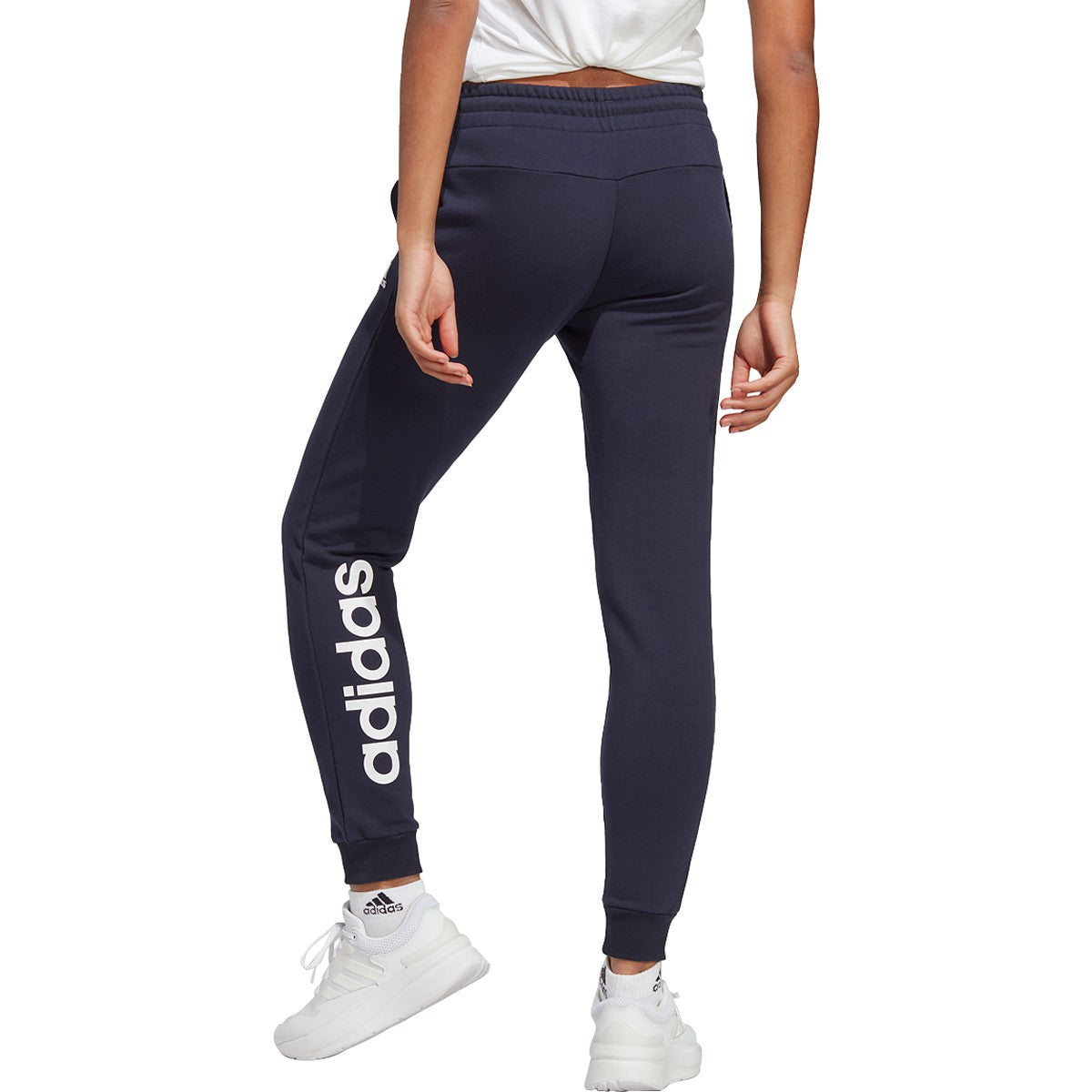 adidas Women's Essentials Linear French Terry Cuffed Pants adidas